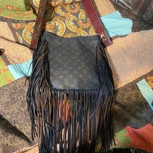 Leather & Vodka revamped authentic LV bag